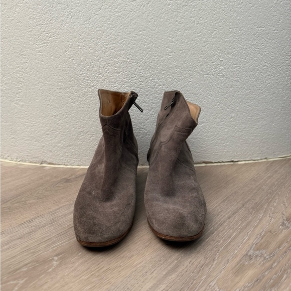 Isabel Marant Grey Suede Ankle Boots - Picture 2 of 4
